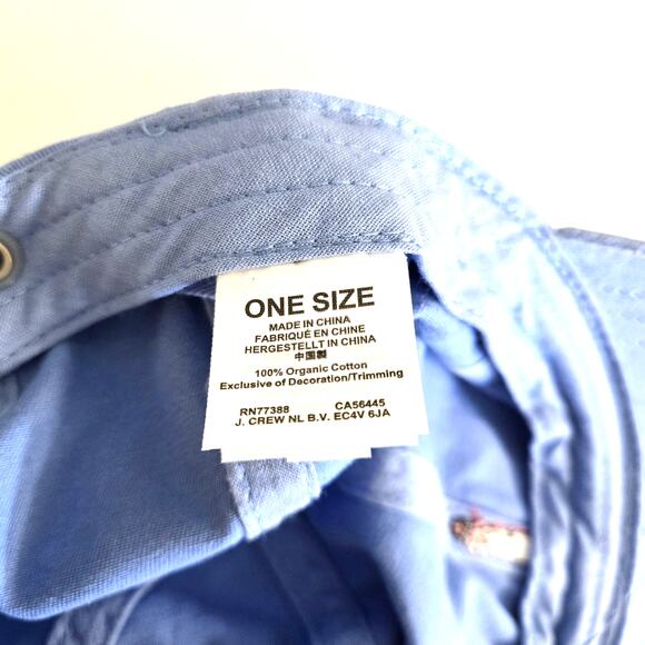 J. Crew Light Blue Lighthouse Baseball Hat Cap One Size Adjustable - Picture 8 of 8